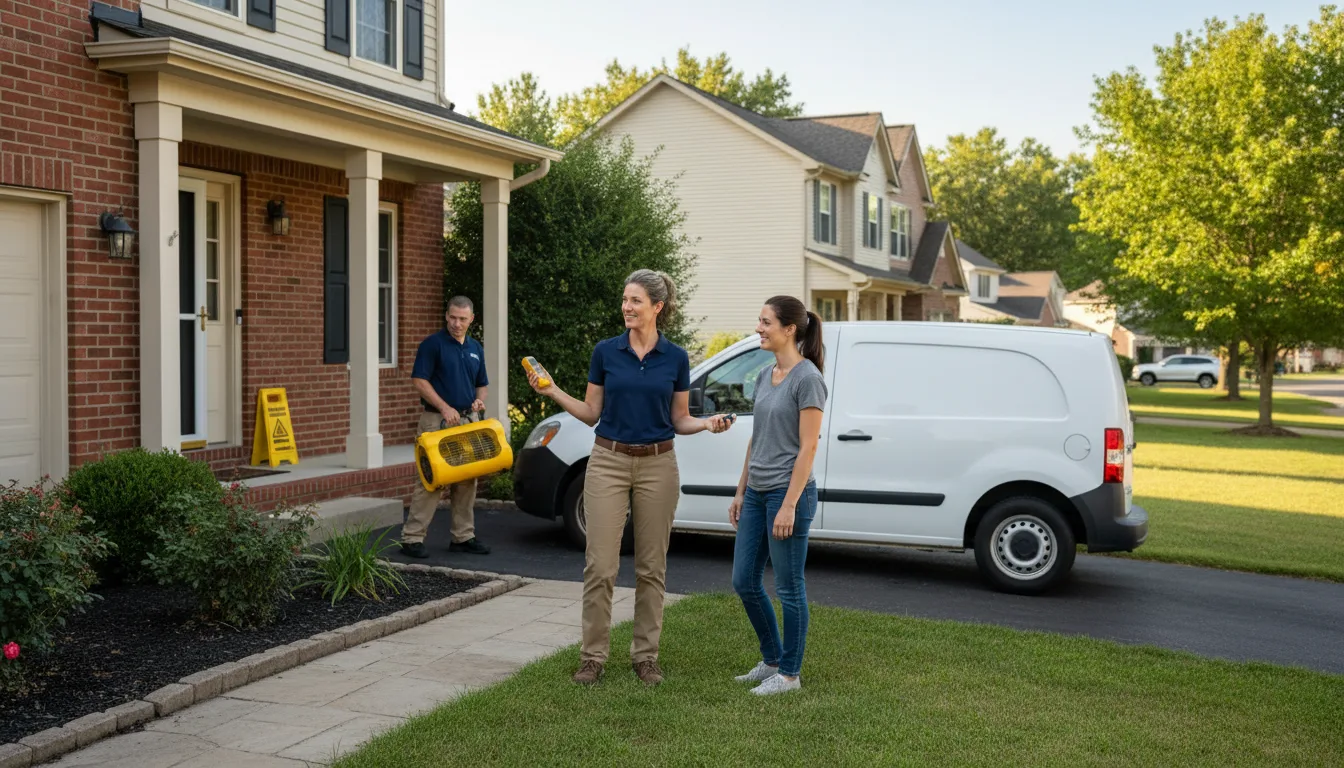 Residential water damage restoration in Staplehurst, NE